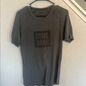 Gymshark Men's Charcoal Tee